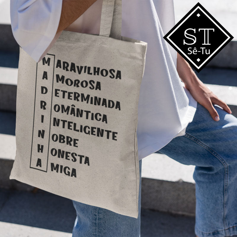 Godmother Tote Bag Adjectives